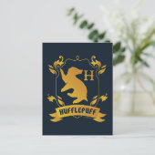 Carte Postale Blason orné de la maison HUFFLEPUFF™ (Debout devant)