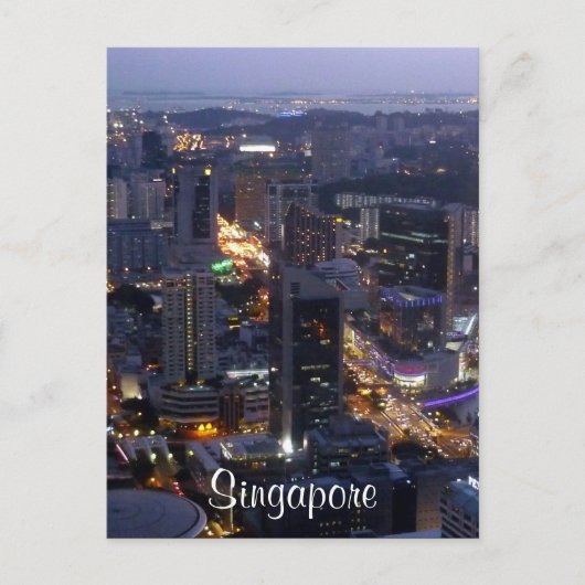 Carte Postale bldgs singapour (Devant)