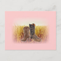 Blé de l'Ouest du pays bottes de cowboy