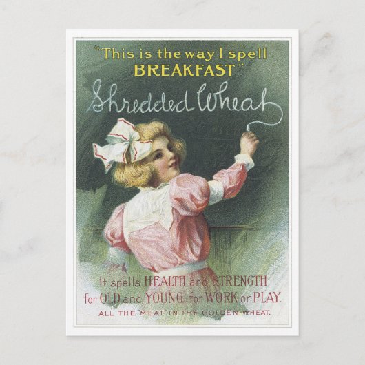 Carte Postale Blé déchiqueté (Devant)