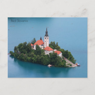 Carte Postale Bled Slovénie
