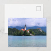 Carte Postale Bled Slovénie (Devant / Derrière)
