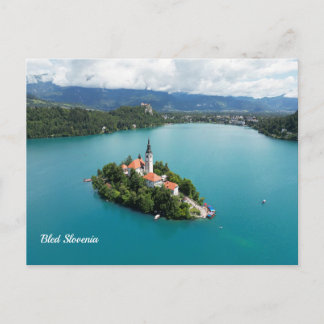Carte Postale Bled Slovénie