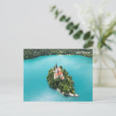 Carte Postale Bled Slovénie (Debout devant)
