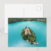 Carte Postale Bled Slovénie (Devant / Derrière)