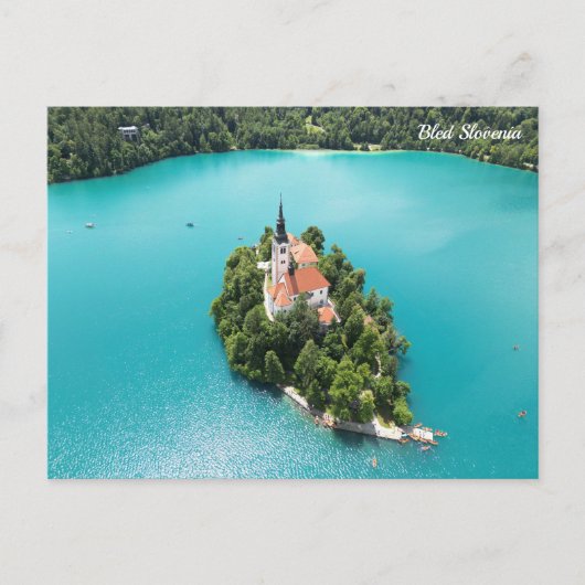 Carte Postale Bled Slovénie (Devant)