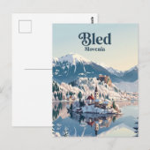 Carte Postale Bled, Slovénie (Devant / Derrière)