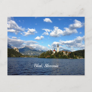 Carte Postale Bled, Slovénie—photo de paysage