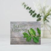 Carte Postale Bleibt Gesund - (Debout devant)