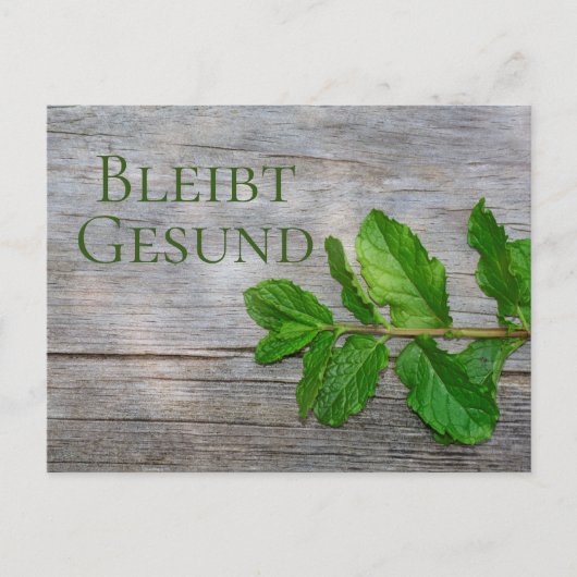 Carte Postale Bleibt Gesund - (Devant)