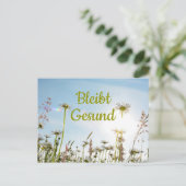 Carte Postale Bleibt Gesund - (Debout devant)