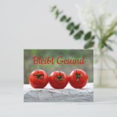 Carte Postale Bleibt Gesund - (Debout devant)