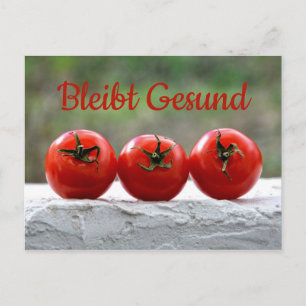 Carte Postale Bleibt Gesund -