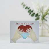 Carte Postale Bleibt Gesund - (Debout devant)