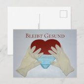 Carte Postale Bleibt Gesund - (Devant / Derrière)