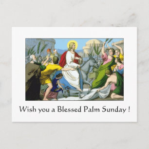 Carte Postale Blessed Palm Sunday