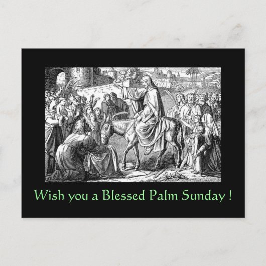 Carte Postale Blessed Palm Sunday (Devant)