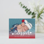 Carte Postale Blessed Twins | Faire-part de naissance Red Valent (Debout devant)