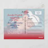 Carte Postale Blessed Twins | Faire-part de naissance Red Valent (Dos)