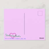 CARTE POSTALE BLESSEE LIFE (Dos)