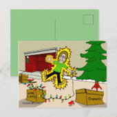 Carte postale Blessures de Noël (Devant / Derrière)