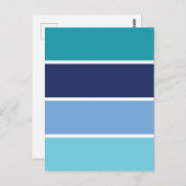 Carte Postale Bleu (Devant / Derrière)