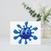 Carte Postale Bleu (Debout devant)