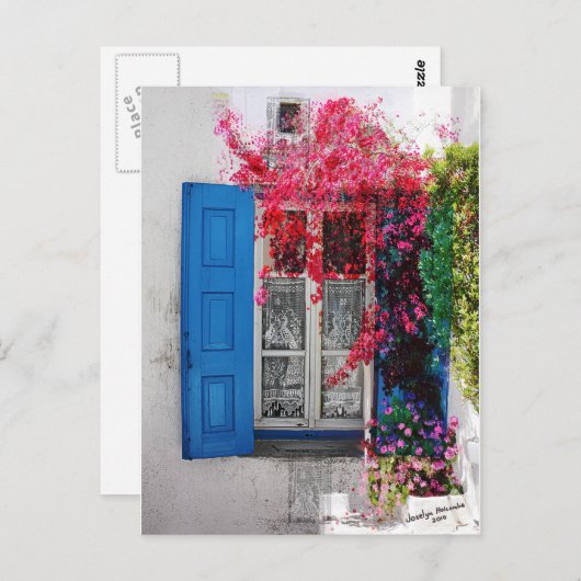 Carte Postale Bleu (Devant / Derrière)