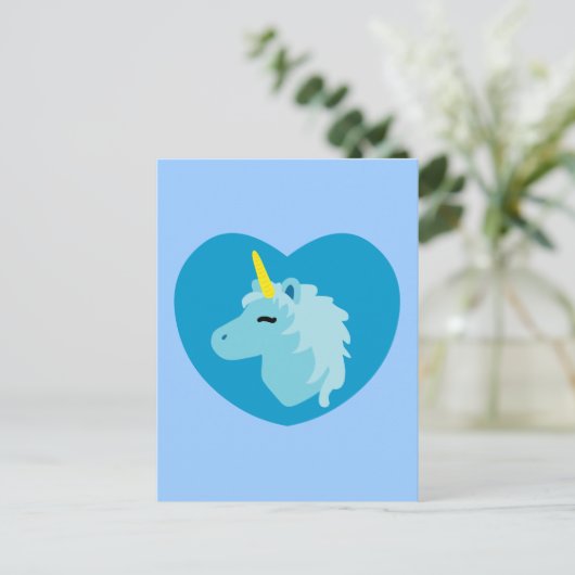 Carte Postale Bleu (Debout devant)