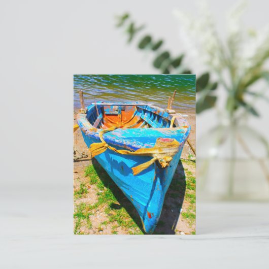 Carte Postale Bleu 2 (Debout devant)