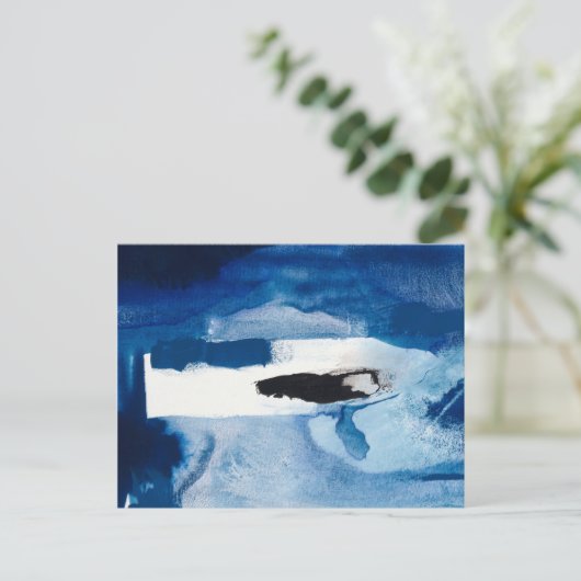 Carte Postale Bleu Amore II (Debout devant)