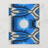 Carte Postale Bleu atomique (Devant)