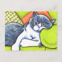 Bleu Blanc Bleu Britanniques Shorthair Cosy Off-Le
