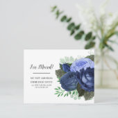 Carte postale bleu bleu bleu marine mobile (Debout devant)