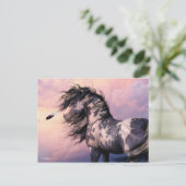 Carte postale bleu Cherokee (Debout devant)