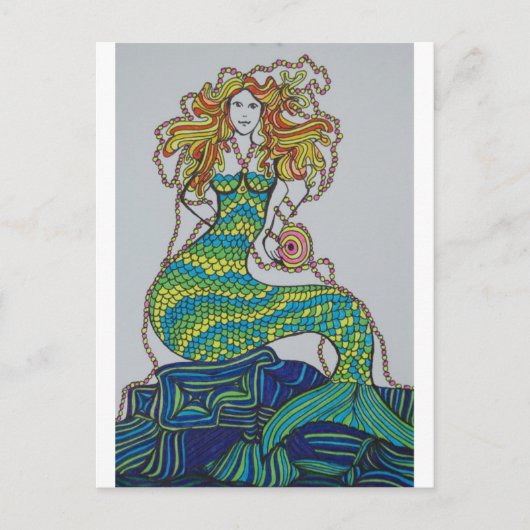 Carte Postale bleu ciel (Devant)