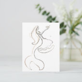 Carte Postale Bleu ciel (Debout devant)