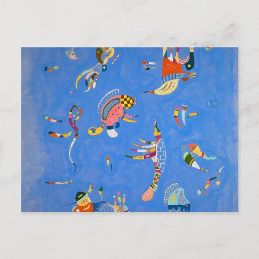 Carte Postale Bleu ciel, 1940 par Wassily Kandinsky (Devant)