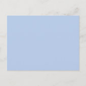 Carte postale bleu ciel doux (Devant)