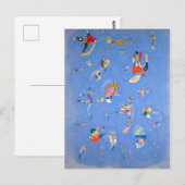 Carte Postale Bleu ciel | Kandinsky | (Devant / Derrière)