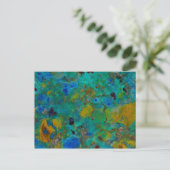 Carte Postale Bleu Cliff Chrysocolla (Debout devant)