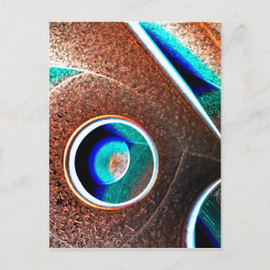 Carte Postale Bleu cuivre