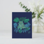 Carte Postale Bleu de la jungle (Debout devant)