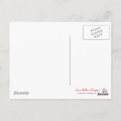 Carte Postale Bleu d'or en métal d'étoile de David de Judaica (Dos)