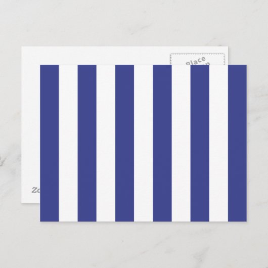 Carte Postale Bleu et blanc (Devant / Derrière)