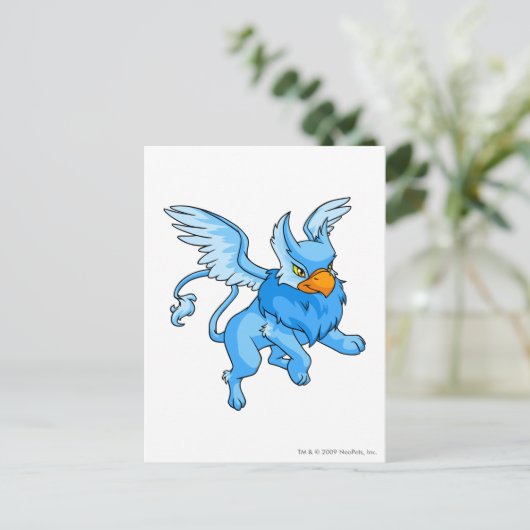 Carte Postale Bleu Eyrie (Debout devant)