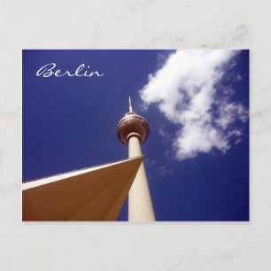Carte Postale bleu fernsehturm