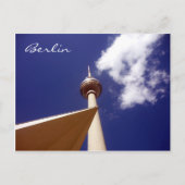 Carte Postale bleu fernsehturm (Devant)