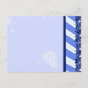 Carte Postale Bleu hiver