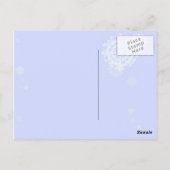 Carte Postale Bleu hiver (Dos)